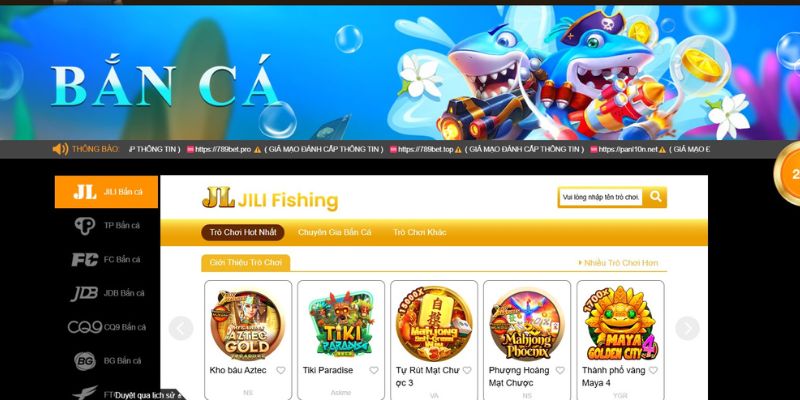 Bắn cá có hàng loạt game hay